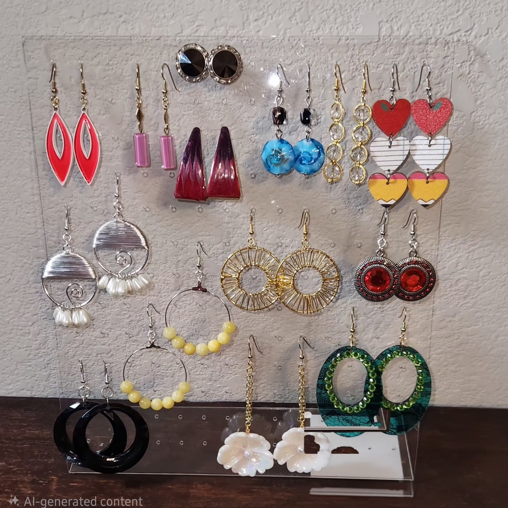 Colorful Assorted Earrings Set